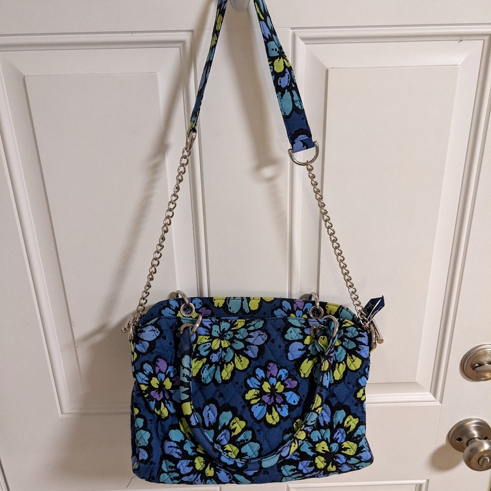 Vera Bradley Indigo Pop Chain Bag